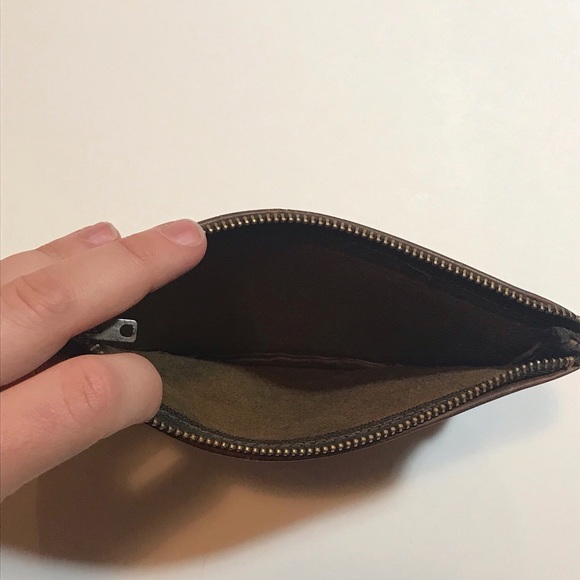 Small Brown Leather Coin Purse - Picture 5 of 5